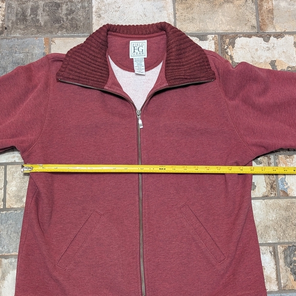 Field Gear Women’s Medium Jacket - Burgundy/Red- Classic Style - Picture 5 of 7